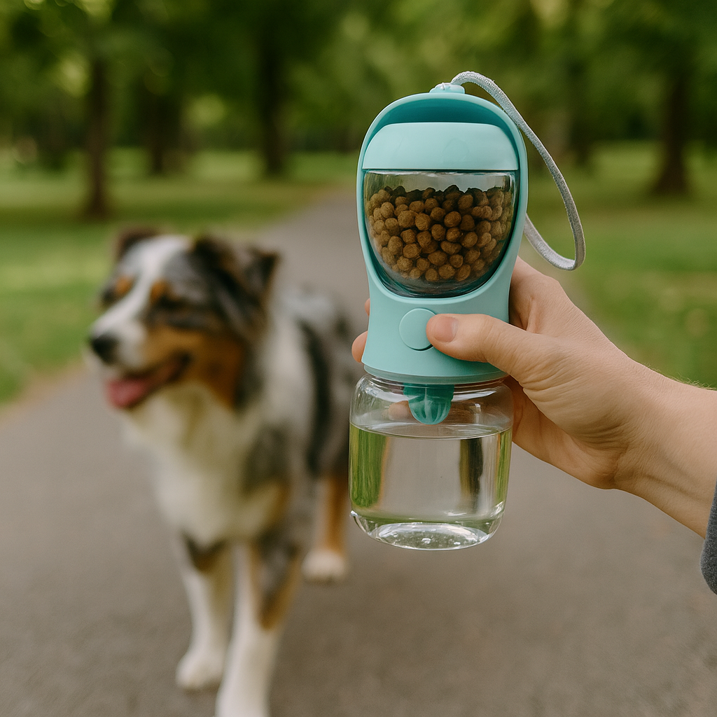 Dog Travel Bottle – Hydrate & Feed Anywhere