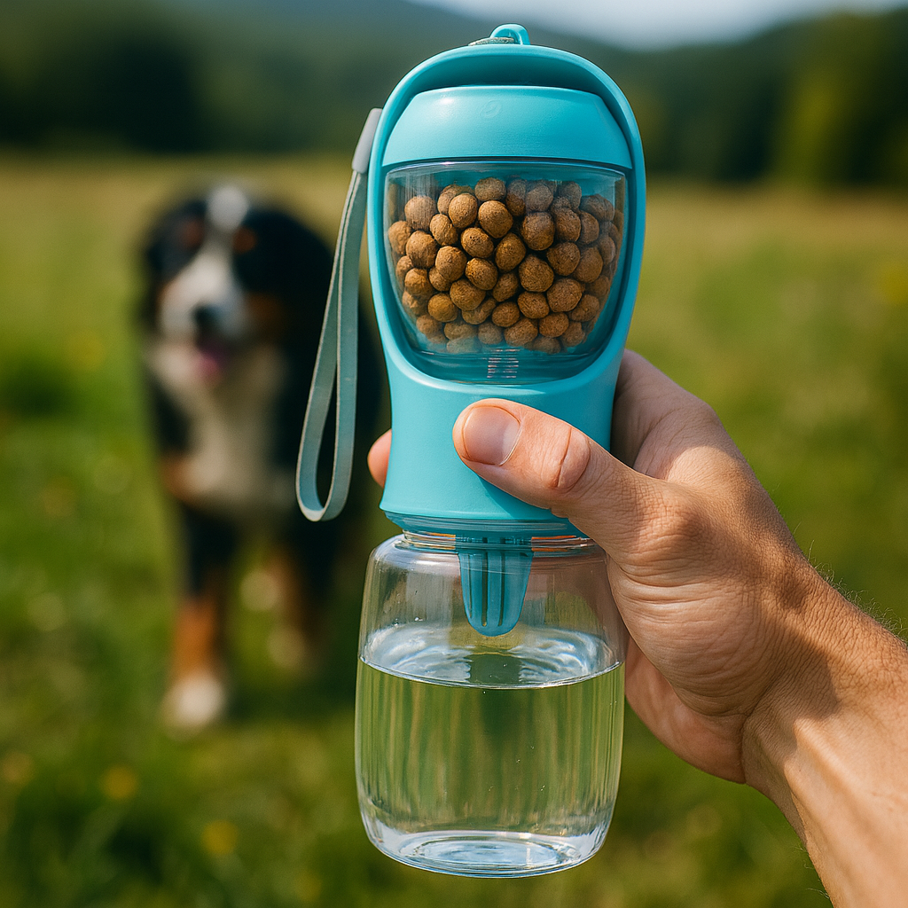 Dog Travel Bottle – Hydrate & Feed Anywhere