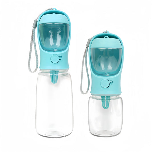 2-in-1 Dog Travel Bottle – Water & Food in One
