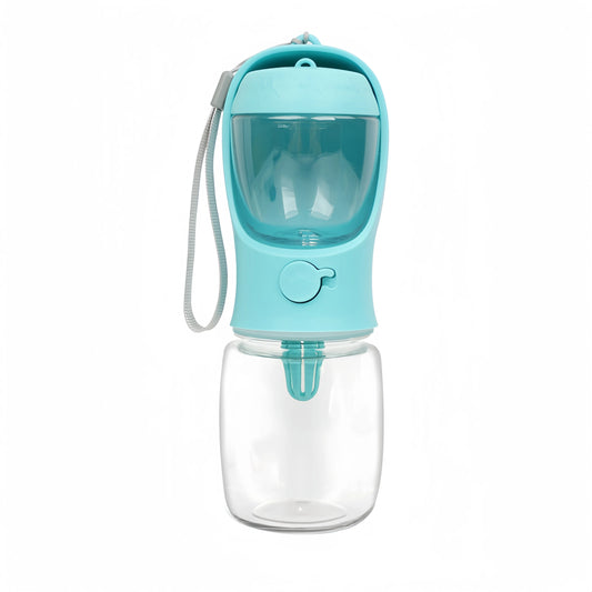 2-in-1 Dog Travel Bottle – Water & Food in One