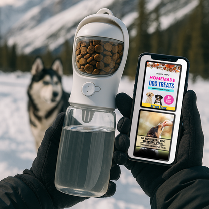 Dog Travel Bottle – Hydrate & Feed Anywhere